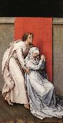 WEYDEN, Rogier van der Crucifixion Diptych France oil painting artist